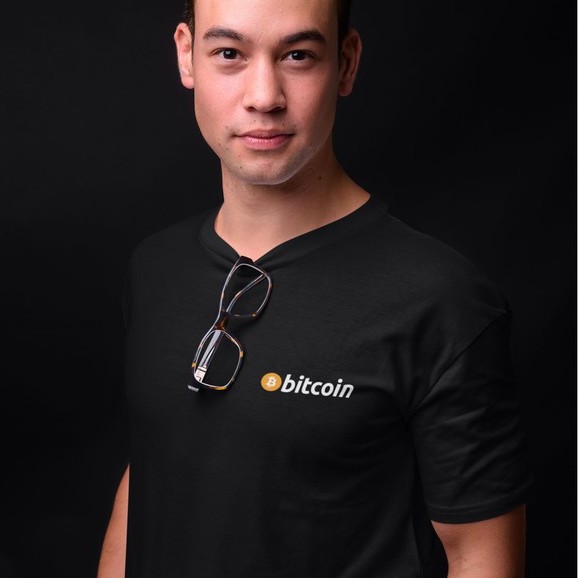 เสื้อยืด Crypto "Bitcoin Collir Version" - เสื้อยืด Cryptocurrency/เสื้อยืดBitcoin/เสื้อยืด Crypto/เ