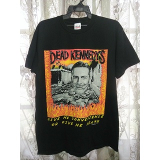 เสื้อยืดผ้าฝ้าย พิมพ์ลาย VINTAGE DEAD KENNEDYS 1990S PUNK TOUR IDgpnj55HJbhkj27Size S-5XL