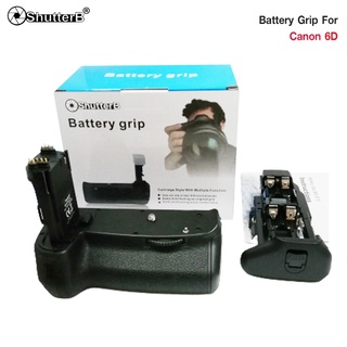 แบตเตอรี่กริป  Battery Grip Shutter B รุ่น CANON 6D (BG-E13  Replacement)