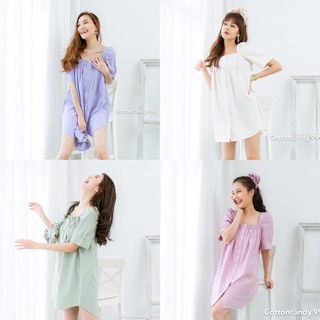 Cottoncandy เดรส+ โดนัท​ CARDIGAN_NISTA