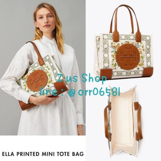 พรีฯTORY BURCH ELLA PRINTED MINI TOTE BAG.