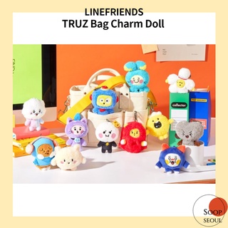 พวงกุญแจตุ๊กตา TRUZ Standing BagCharm Linefriends treasure woopy chilli som bonbon hikun ruru