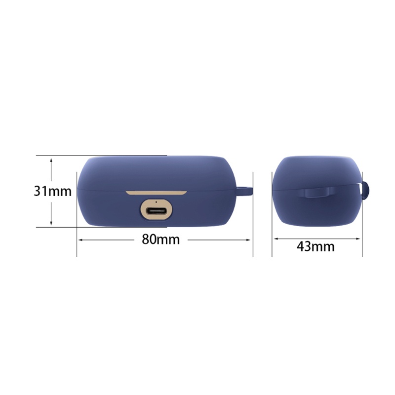 Btsg เคสหูฟังซิลิกากันลื่นสําหรับ Jabra-Elite 7 Pro #8