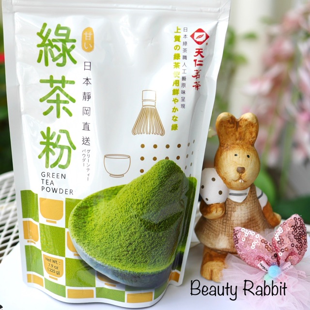 ชาเขียวแบบผง ไม่เติมน้ำตาล Tenren’s Tea 225g.