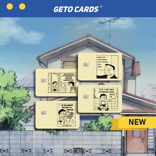 สติกเกอร์ ลายการ์ตูน Doraemon Comic Meme สําหรับติดตกแต่ง | Getocard GETO CARDS