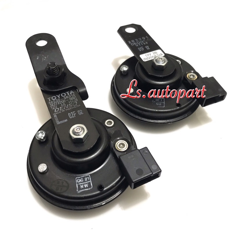 แพ็คเกจแตรดิสก์ Denso Avanza แตรรถยนต์ Denso Standard Horn สําหรับรถจักรยานยนต์และรถยนต์สากล