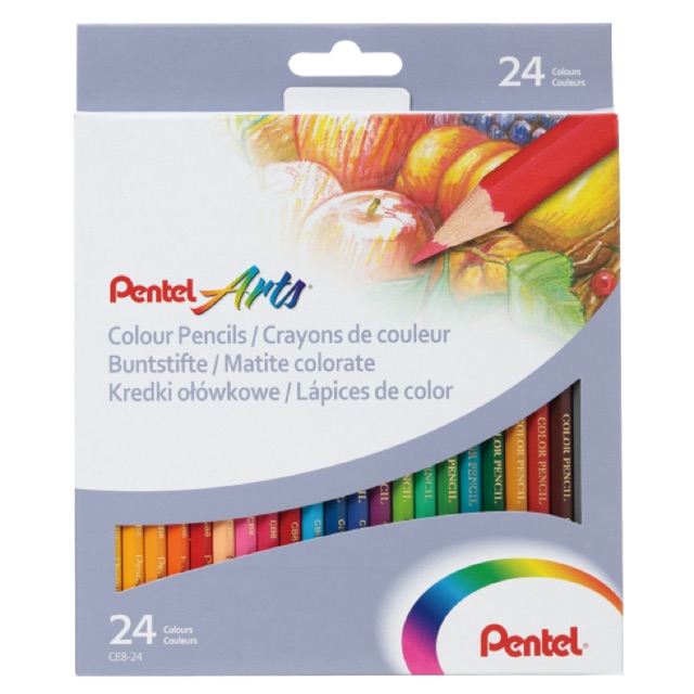 CB8-24U ดินสอสีศิลปะสี (24 สี)