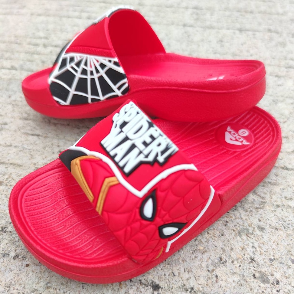 รองเท้าแตะเด็กผู้ชาย ADDA ลายสไปเดอร์แมน (Spiderman) #รุ่น 32B2E-C1# ลิขสิทธิ์แท้ รองเท้าเด็กผู้ชาย ลายสวย สีสันสดใส น้ำ