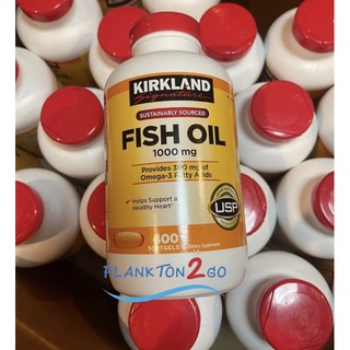 Kirkland Signature Fish Oil 1000mg., 400 เม็ด แพกเก๊ตใหม่ ลดไขมันในเลือด ลดการอักเสบไขข้อ ลดสมองเสื่อม