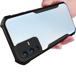 Vivo V23 Pro V23e 5G Air Cushion Corner Slim Case Camera Full Protection Clear Cover Soft Frame Casing