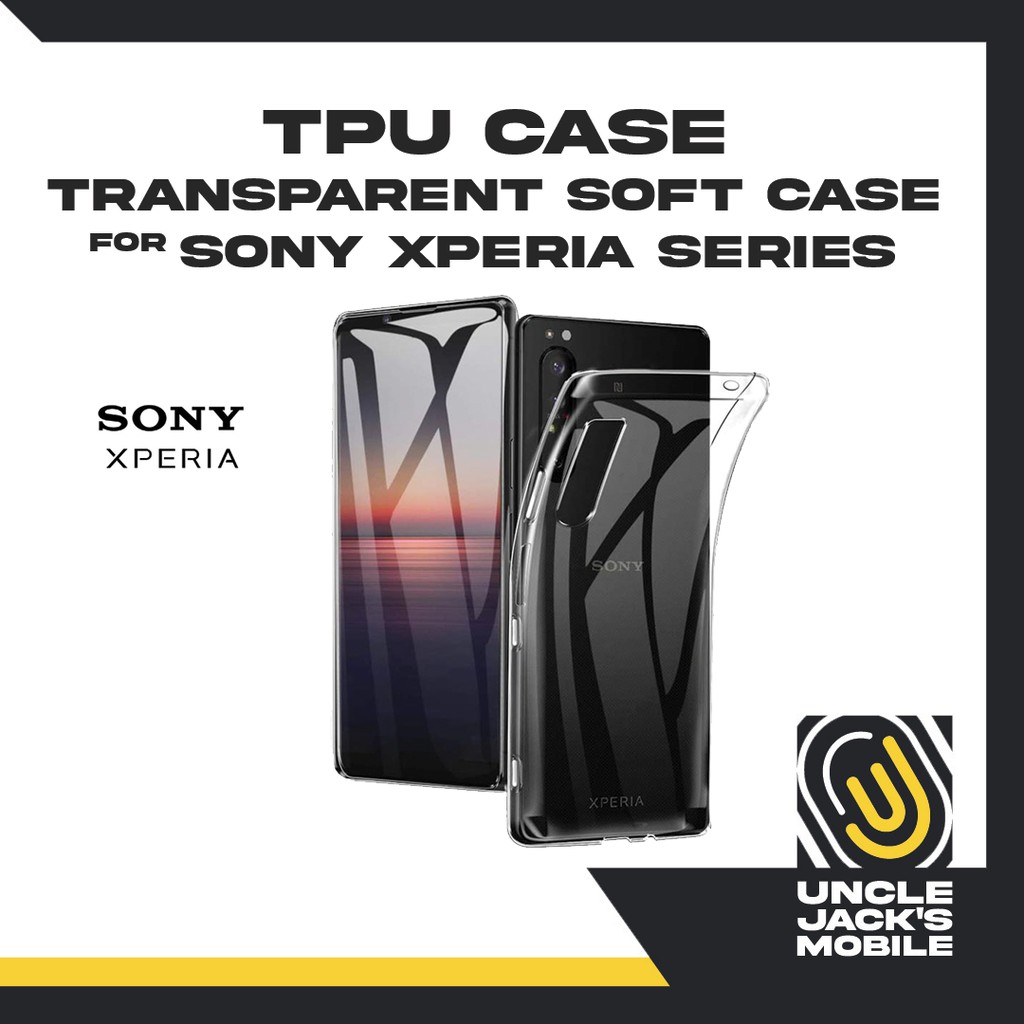 เคส TPU นุ่มใสสําหรับ Sony Xperia 1 XZ XZs XZ1 XZ2 XZ2 PREMIUM XZ3