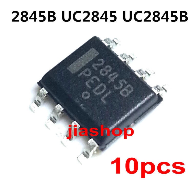 10pcs UC2845 UC2845B UC2845BD1R2G SOP-8 SMD IC p แหล่งจ่ายไฟ LCD ใหม่
