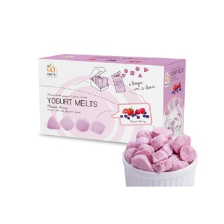 Wel-B Freeze-dried Yogurt Mixed Berry 42g. (โยเกิร์ตกรอบ รสมิกซ์เบอร์รี่ 42g) - ขนม ขนมเด็ก ละลายในปาก ไม่ติดคอ ช่วยย่อย