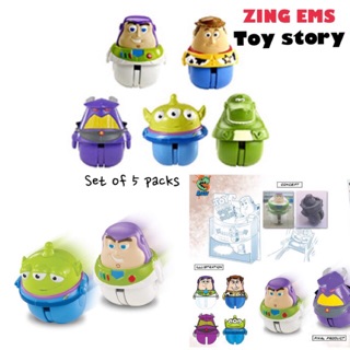 ‼️ลิขสิทธิ์​แท้​จากดิสนีย์​อเมริกา​‼️RARE!!!! Toy Story Zing set 5 ตัว ลิขสิทธ์แท้!!!