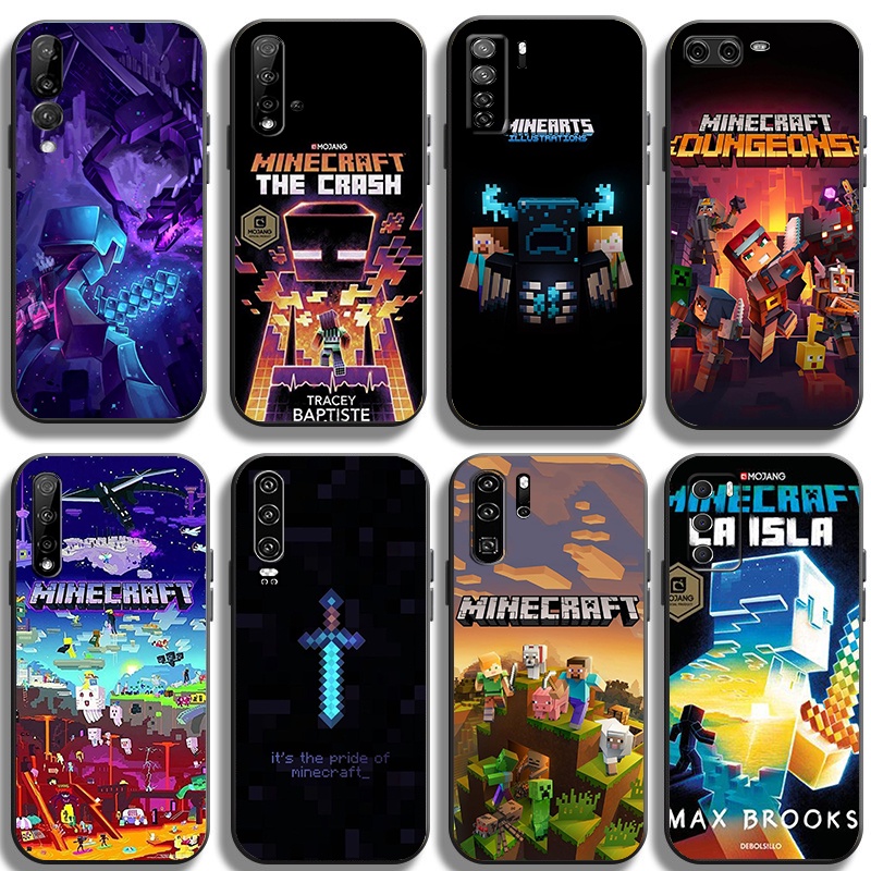 เคสโทรศัพท์ Huawei Y7A Y8P Y9A Y6 Y5 Y6S Minecraft Speedrunner