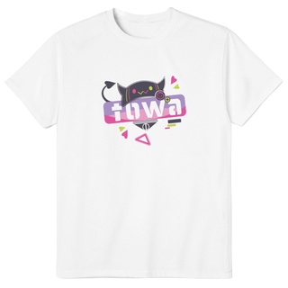 พร้อมส่ง เสื้อยืดแขนสั้น ผ้าฝ้าย พิมพ์ลายคอสเพลย์ Hololive Tokoyami Towa แฟชั่นฤดูร้อน สําหรับผู้ชาย และผู้หญิง