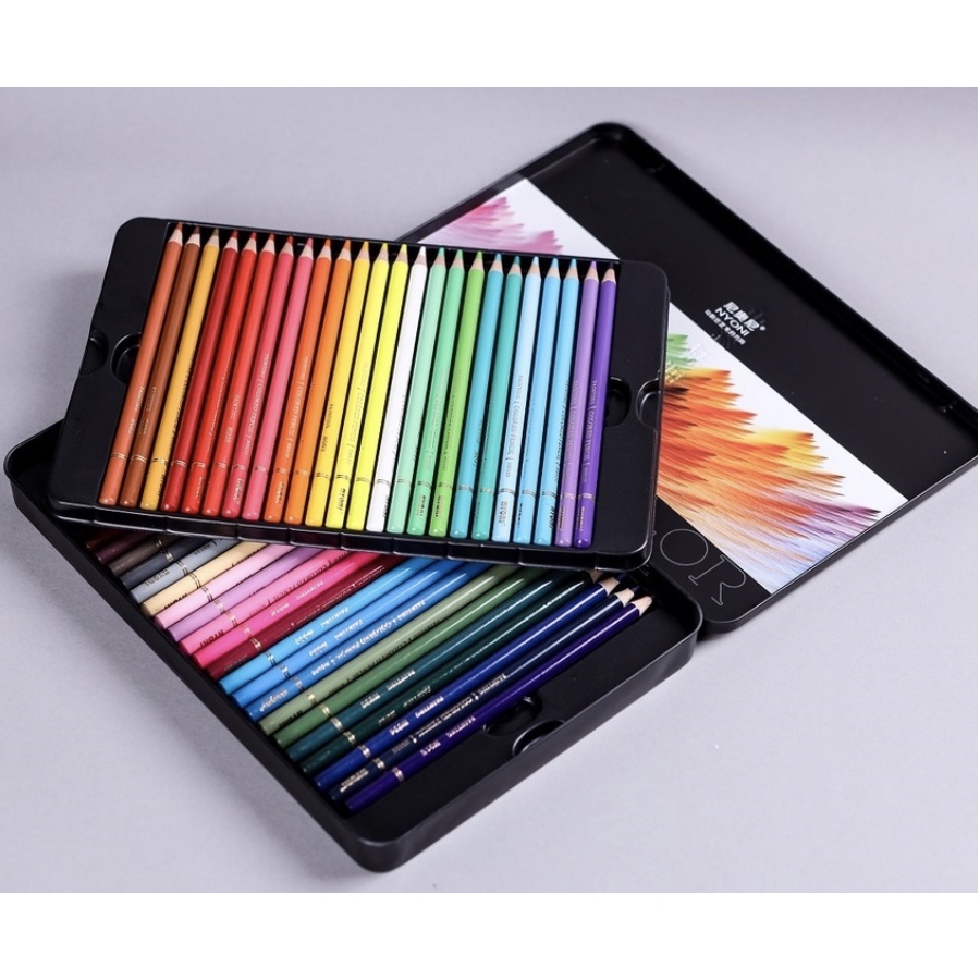 Nyoni color Pencil 48 clr tin case สีคาลาม