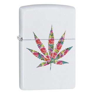 Zippo ไฟแช็กรุ่น 29730 Floral Weed Design ของแท้ รับประกันตลอดชีวิต นำเข้าและจำหน่ายโดยตัวแทนจำหน่าย