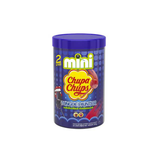 Chupa Chups Mini Tongue painter อมยิ้ม จุ๊ปส์ มินิ ทัง เพ้นท์เทอร์ 50 ไม้ คละรส จูปาจุป จูปาจุ๊บ จูปาจุ๊ปส์ลูกอม จุปาจุ๊