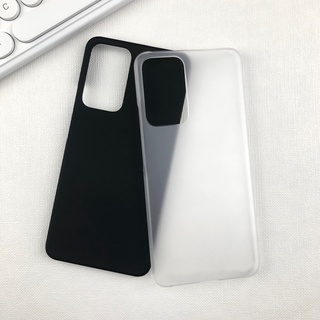 เคสโทรศัพท์มือถือ PC แข็ง ผิวด้าน บางมาก ป้องกันลายนิ้วมือ สําหรับ Xiaomi Poco M4 Redmi Note 11 Pro Plus 5G
