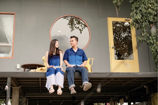 เสื้อเชิ้ตมัดย้อมผู้ชาย 💙