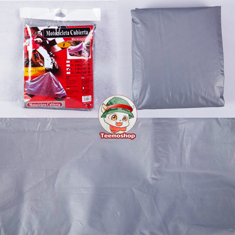 ผ้าคลุมรถมอไซ ผ้าคลุมมอเตอร์ไซค์ ผ้าคุมรถจักรยานยนต์ motocycle coverผ้าคลุมรถบิ๊กไบค์ ผ้าคลุมจักรยาน กันน้ำ กันแดด กันฝน - รูปที่ 3