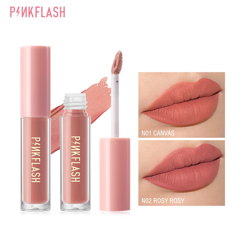 Pinkflash OhMyKiss ลิปสติก แบบลิขวิด เนื้อแมตต์ กันน้ำ ติดทนนาน #8