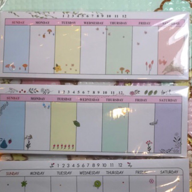 Weekly planner📝📝📝📝📝📝
