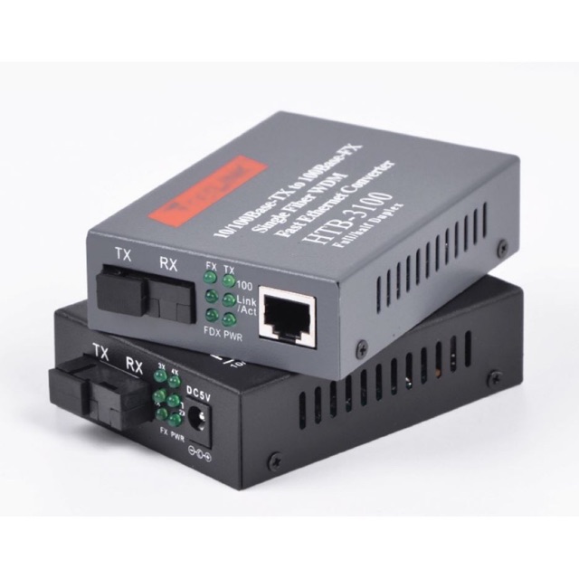 NetIink MediaConverter HTB-3100 +มีเดีย คอนเวอร์เตอร์ 4 Ports Lan (A/B)