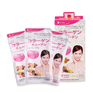 Vida Collagen Q10 1กล่อง(36เม็ด)