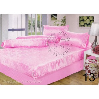 ผ้าแพรปูที่นอน 6 ฟุต (SP613 สี Pink) ผ้าเนื้อดีเกรด A