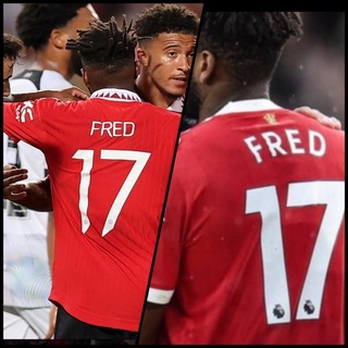 FRED แมนยู ชื่อติดเสื้อกีฬา ไม่ได้ขายเสื้อนะคะ ติดได้เองด้วยเตารีดค่ะ