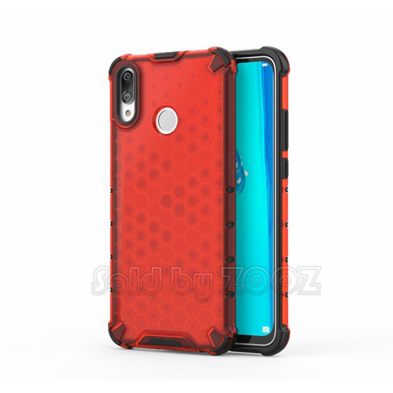Huawei Y5p Y6p Y7p Y8p 2020 Y6s Y6 Y7 2019 Y9s Y9 Prime 2019 Hybrid Hard Case Honeycomb Transparent Cover