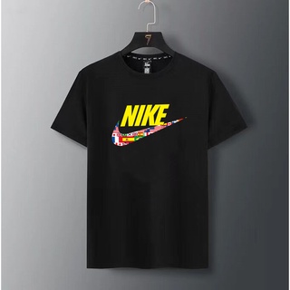 คอลูกเรือเสื้อยืดคอกลมNike ขายดี เสื้อท็อปลําลอง สไตล์สตรีท ฤดูร้อน สําหรับผู้ชาย NIkmcm35ONผ้าฝ้ายแท้