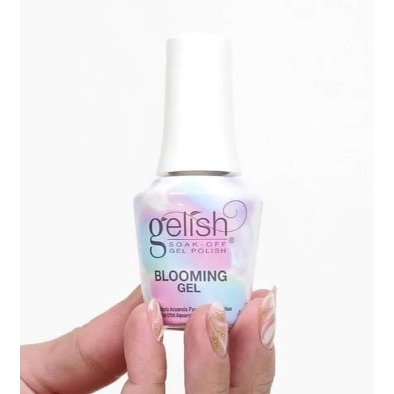 Blooming gel บลูมมิ่งเจล น้ำยาฟุ้งสี เบลนด์สี ลายหินอ่อน ลายกระ Harmony Gelish ของแท้นำเข้าจากUSA พร้อมส่ง