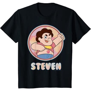 เสื้อยืดอินเทรนด์ผู้ชายอินเทรนด์ผู้หญิงเสื้อยืด พิมพ์ลาย Steven Universe Steven PortraitS-3XL