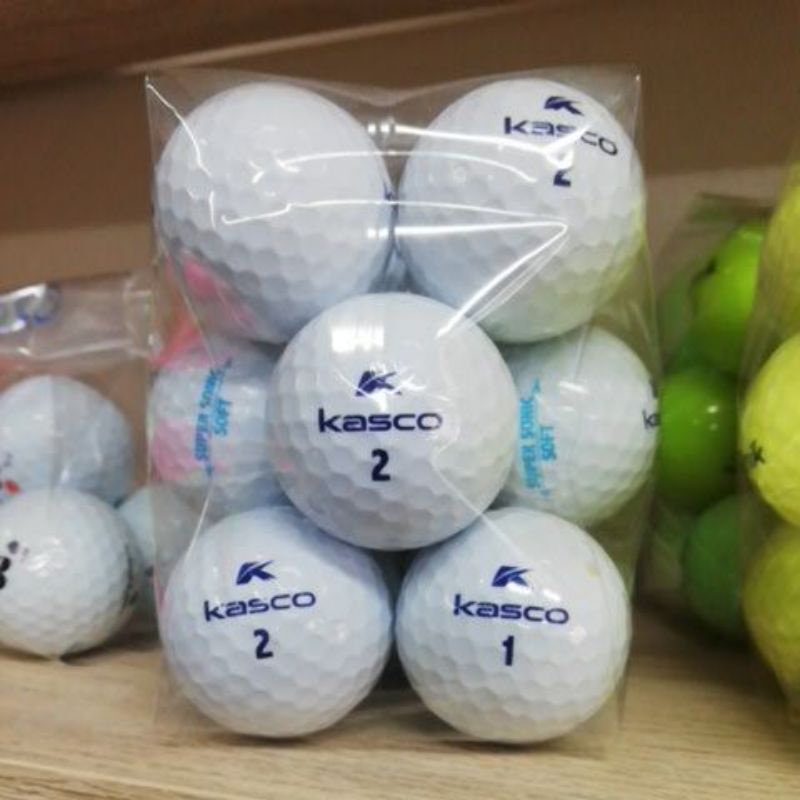 ลูก​กอล์ฟ​ Kasco มือสอง12ลูก 70-80​%