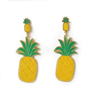 ต่างหูใหญ่ สับปะรด (Big Pineapple Earring)