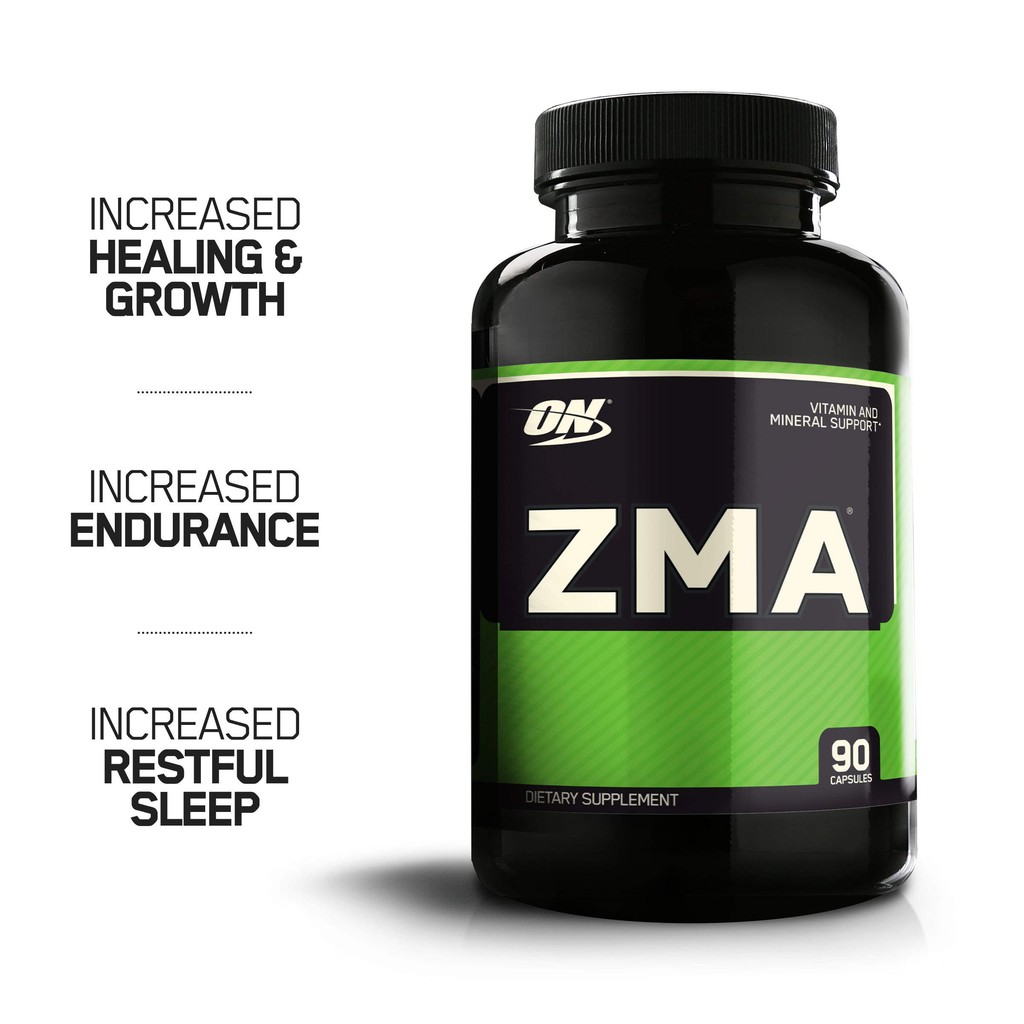 On ZMA Vitamin and Mimeral Support 90 capsules สังกะสี วิตามินบี6 ฮอร์โมนเพศชาย นักกีฬา ออกกำลังกาย