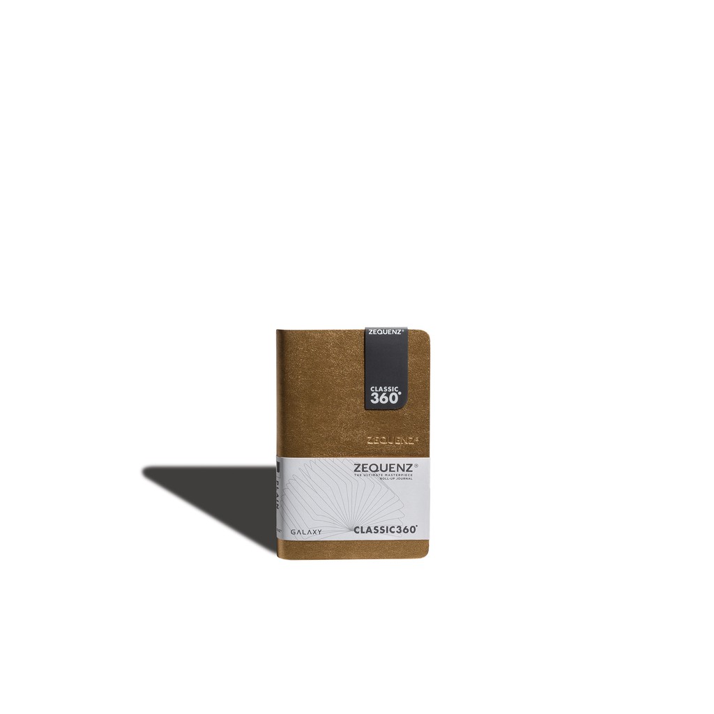 ZEQUENZ GALAXY A6-“Gold” สมุดโน๊ต Zequenz สีทองด้าน ขนาด A6-