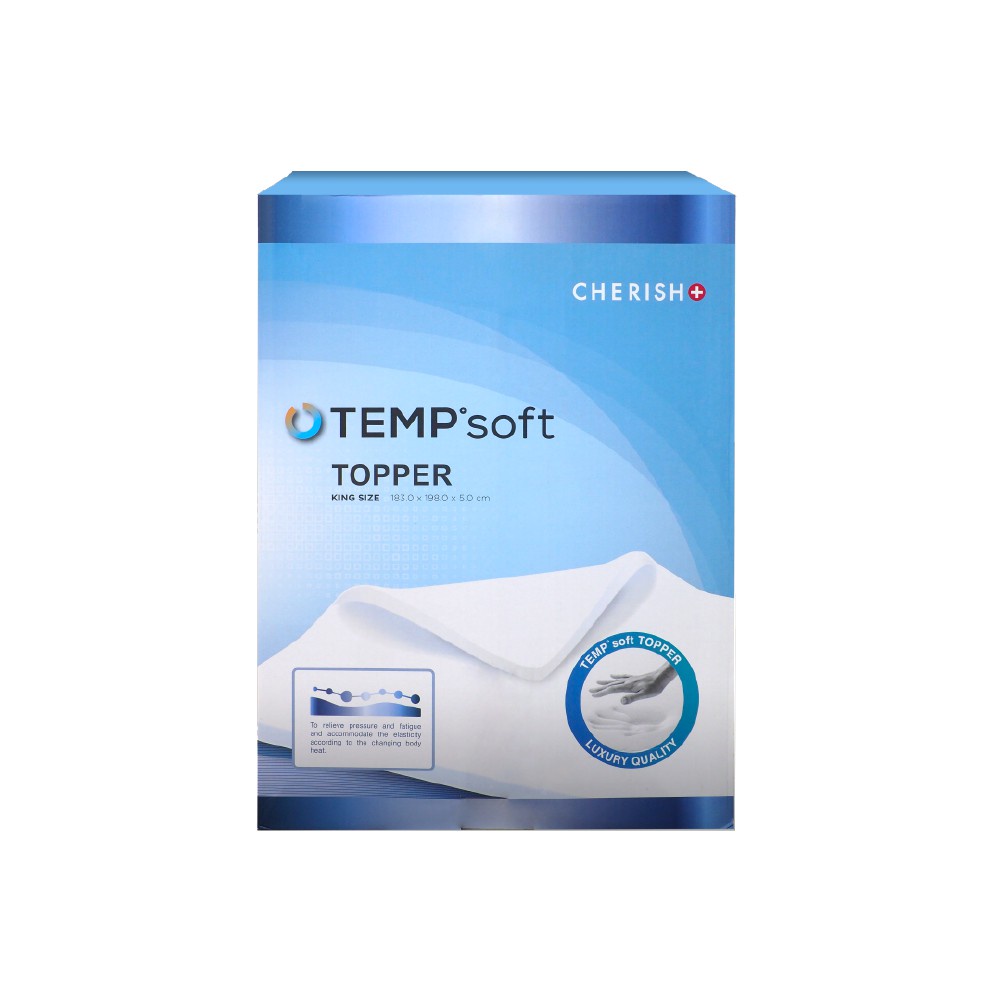 CHERISH TEMPSoft ํ ทอปเปอร์ ที่รองนอนเพื่อสุขภาพ ขนาด6ฟุต Topper