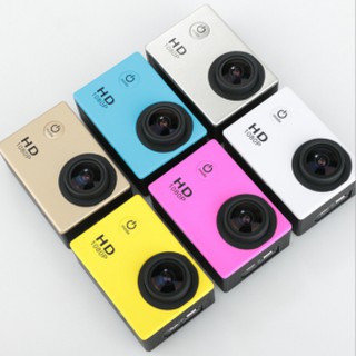 W7 1080P Full HD ACTION CAMERA กล้องใต้น้ำ กล้องติดหมวกมอไซต์ ติดตั้งง่าย พร้อมอุปกรณ์ติดตั้ง ครบชุด