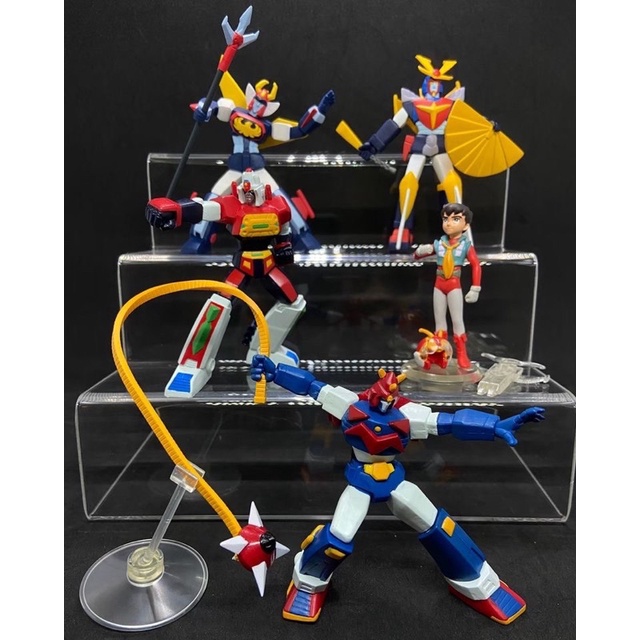 🔥 Bandai Super Robot Wars Gashapon Best Posing Figure Daimos, Trider G7, Daitarn 3, Voltes V, Kappei