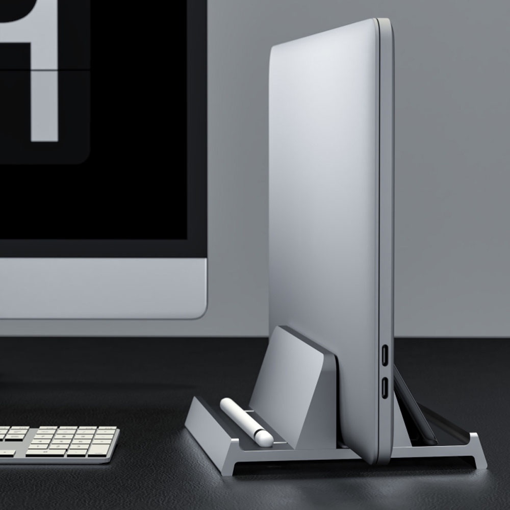 NORMAN ขาตั้งแล็ปท็อป แท็บเล็ต แบบแนวตั้ง ปรับได้ อุปกรณ์เสริมสำหรับ Macbook Air Pro /หลากสี
