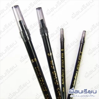 ปากกาหัวตัด ปากกาสปีดบอล niji สีดำ แดง น้ำเงิน 5.0,2.0,3.5