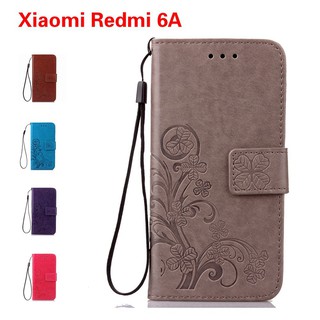 เคสโทรศัพท์มือถือ หนัง Pu + Tpu แบบนิ่ม  สําหรับ Xiaomi Redmi 6a