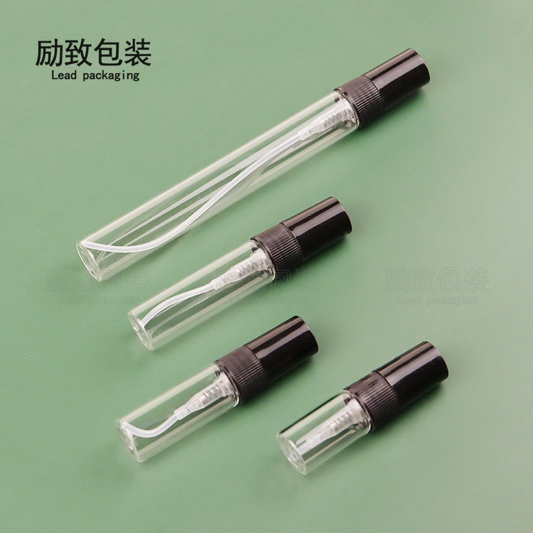 พร้อมส่ง ขวดแก้วน้ําหอม ทรงสี่เหลี่ยม ขนาดพกพา พร้อมหัวสเปรย์ 3 มล.
