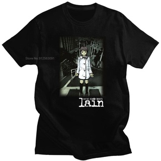 [S-5XL] เสื้อยืด ผ้าฝ้าย พิมพ์ลาย Serial Experiments Lain สไตล์คลาสสิก แฟชั่นสําหรับผู้หญิง