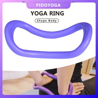 Yoga Ring Yoga Ring Open Shoulder Beautiful Back Stretching Cervical Spine Beautiful Leg Pilates Ring Back Extension Ring Korean Magic Spot Spot Fitness Body Health Massage Multicolor Optional