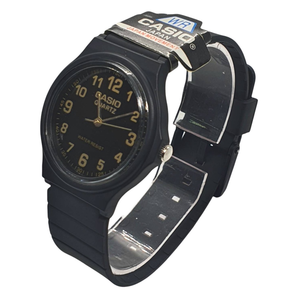 (กันน้ำ) นาฬิกาcasio พร้อมกล่อง นาฬิกาข้อมือผู้ชาย casio สายยาง สีดำ นาฬิกาคาสิโอ้ RC537